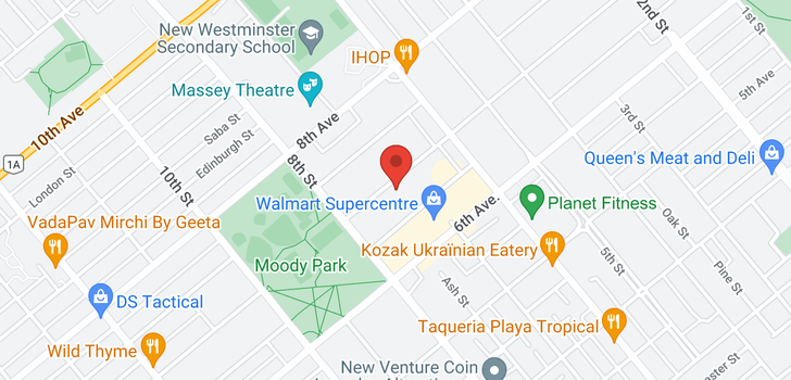 map of 306 710 SEVENTH AVENUE